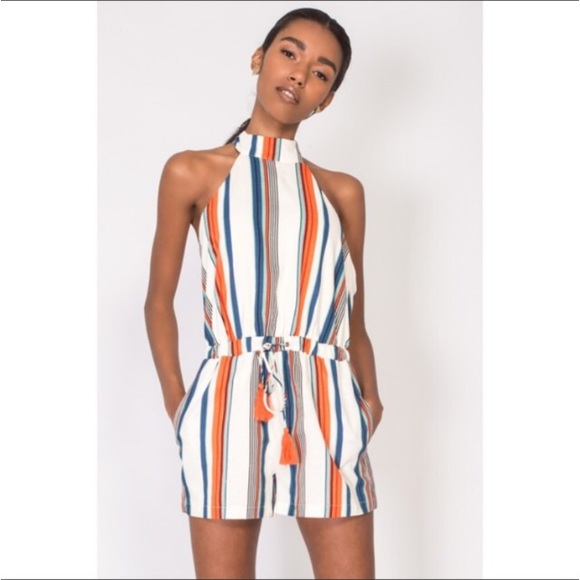 NWT! Striped Romper - Picture 7 of 7